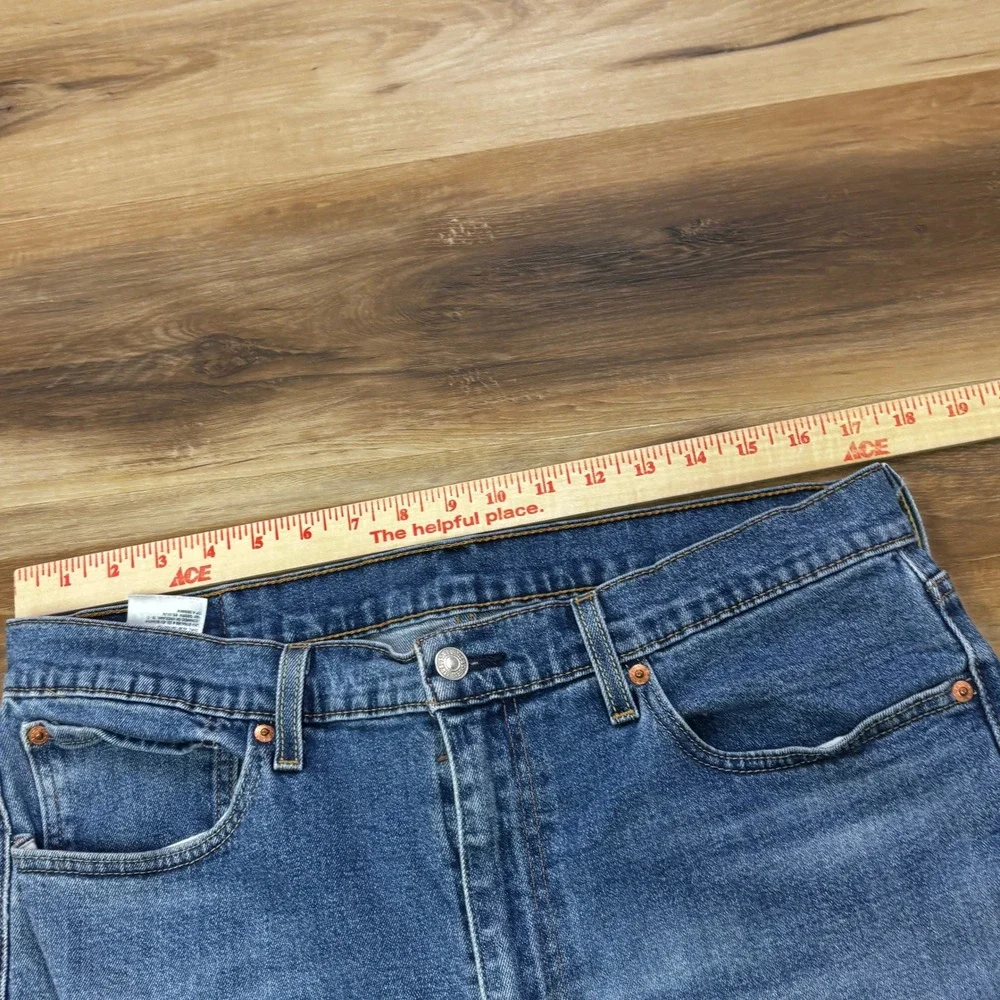 Levi's 512 Slim Taper Jeans W36 L30 Denim Cotton Stretch Blue Medium Wash